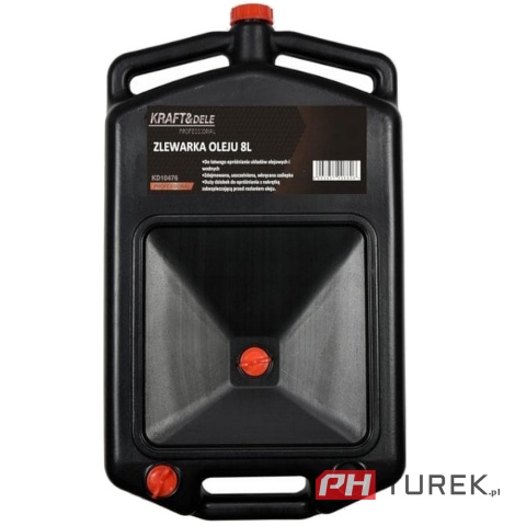 Zlewarka do oleju płynów 8l wanna zlewka misa miska zbiornik z korkiem