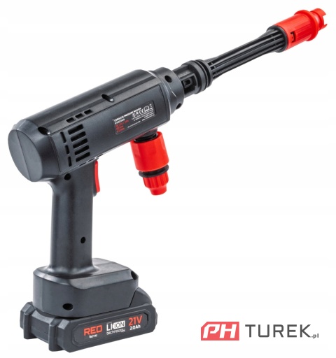 Bezprzewodowa myjka ciśnieniowa akumulatorowa 21V 60bar walizka