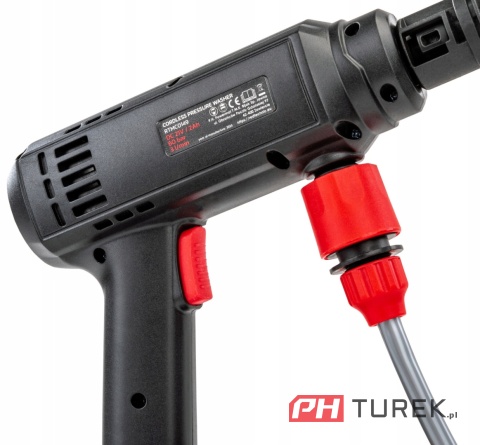 Bezprzewodowa myjka ciśnieniowa akumulatorowa 21V 60bar walizka