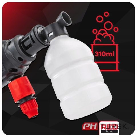 Bezprzewodowa myjka ciśnieniowa akumulatorowa 21V 60bar walizka