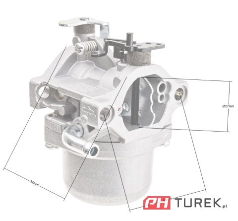 Gaźnik B&S Model 21 CZĘŚĆ ORYGINALNA Briggs & Stratton traktorek