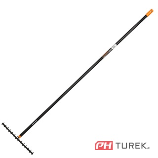 Grabie FISKARS Solid metalowe 14 zębów 154 cm stal hartowana do liści trawy