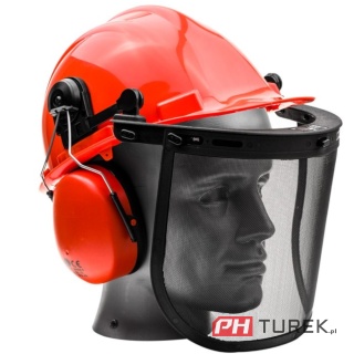 Kask ochronny drwala SM967 kompletny /3części/