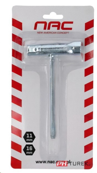 Klucz NAC do kos i pilarek 11/16 ze śrubokrętem płaskim do pił spalinowych