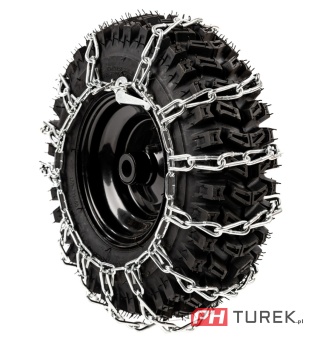 Komplet Łańcuchów 13x4.10x10 2szt łańcuch do śniegu przyczepka odśnieżarka