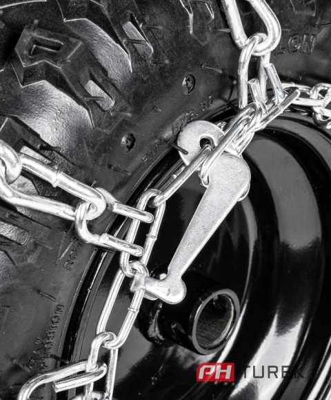 Komplet Łańcuchów 13x4.10x10 2szt łańcuch do śniegu przyczepka odśnieżarka