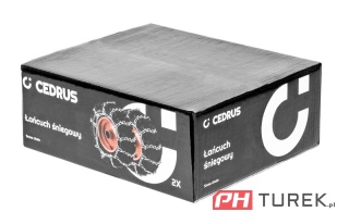 Komplet Łańcuchów 22x10 2szt łańcuch do śniegu przyczepka traktorka ATV