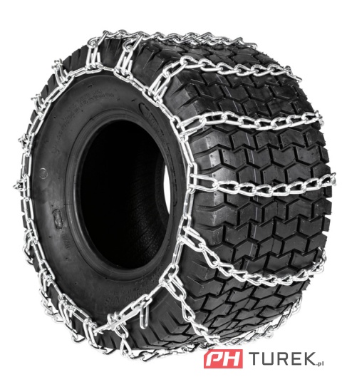 Komplet Łańcuchów 22x10 2szt łańcuch do śniegu przyczepka traktorka ATV