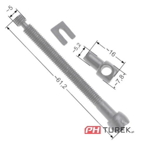 Napinacz łańcucha NAC przedni CS4500 SPS01-45 CS5200 pilarki marketowe