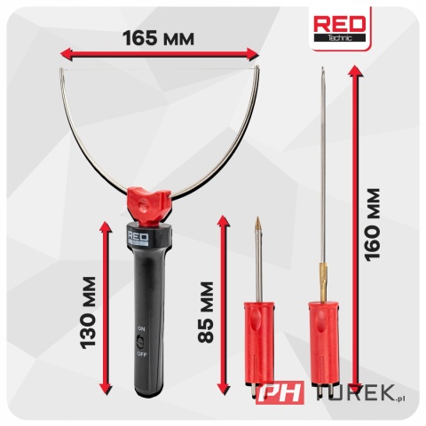 Nóż termiczny do styropianu wycinarka do izolacji 3w1