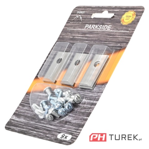 Nożyki 36mm kosiarki robota Parkside 9szt + śruby M4 oraz M5