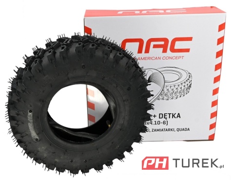 Opona + dętka NAC 13x4.10-6 zestaw do odśnieżarki, zamiatarki, quada, ATV