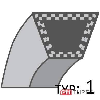 Pasek Cedrus rozdrabniacz RB04 /17x1215/