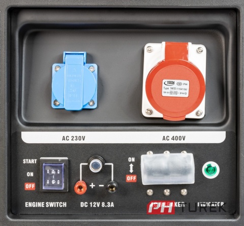 Agregat prądotwórczy Loncin LC6500D-AS 5kw, Loncin 389cm3, 3 fazowy