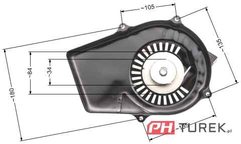 Rozrusznik Black&Decker Castorama agregaty chińskie 2suw metalowe zabieraki