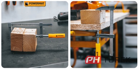 ŚCISK STOLARSKI ŚRUBOWY ZACISK 150x50 MM TYP F PM-SSS-6T