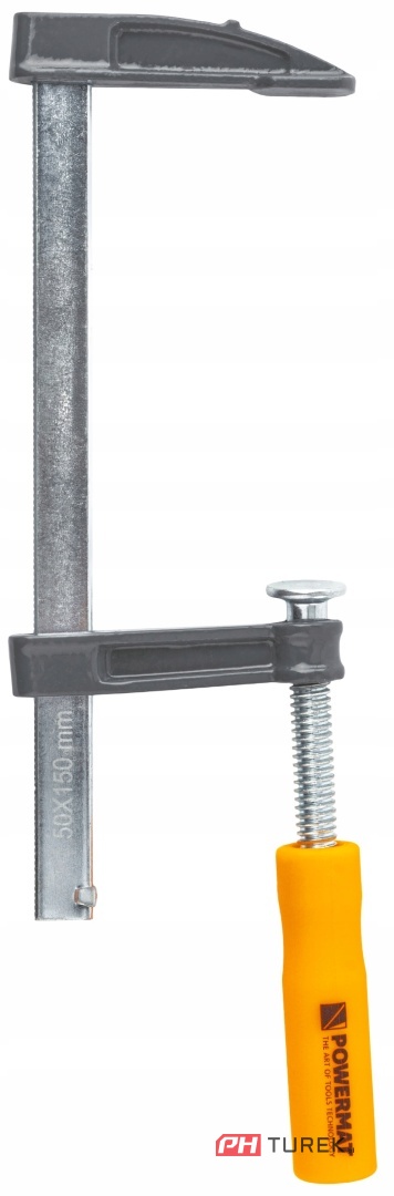 ŚCISK STOLARSKI ŚRUBOWY ZACISK 150x50 MM TYP F PM-SSS-6T