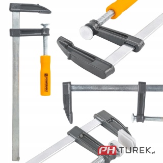 ŚCISK STOLARSKI ŚRUBOWY ZACISK 250x50 MM TYP F PM-SSS-10T