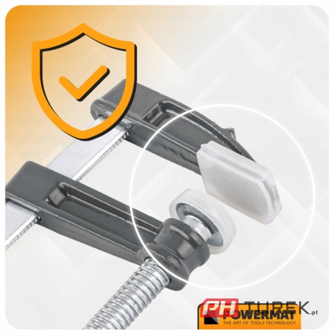 ŚCISK STOLARSKI ŚRUBOWY ZACISK 250x50 MM TYP F PM-SSS-10T