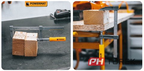 ŚCISK STOLARSKI ŚRUBOWY ZACISK 250x50 MM TYP F PM-SSS-10T