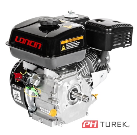 Silnik Loncin G200F-R-M wał poziomy 19,05 mm / 62 mm 196 cm3 5,58 KM glebog