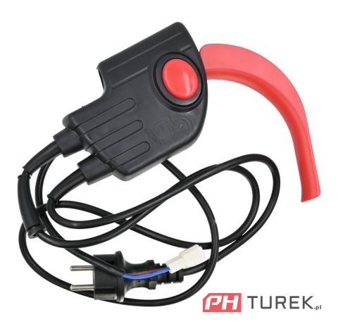 Wyłącznik włącznik kosiarki elektrycznej + przewód LE18-46-SI-G, LE16-SI-JT