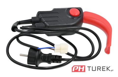 Wyłącznik włącznik kosiarki elektrycznej + przewód LE18-46-SI-G, LE16-SI-JT