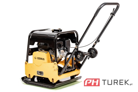 Zagęszczarka do gruntu Cedrus CEDZG120L płaskie krawędzie 55x50 120kg 25kN