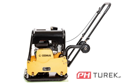 Zagęszczarka do gruntu Cedrus CEDZG120L płaskie krawędzie 55x50 120kg 25kN