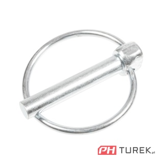 Zawleczka koła CEDRUS glebogryzarka GLX480 zapinka zatrzaskowa rurowa 8 mm