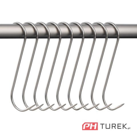 Haki do wędzenia, haczyki wędzarnicze, stal nierdzewna, zestaw 15 szt