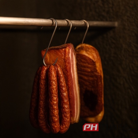 Haki do wędzenia, haczyki wędzarnicze, stal nierdzewna, zestaw 15 szt