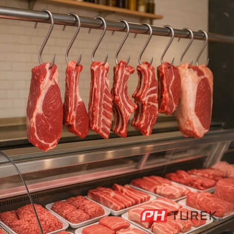 Haki do wędzenia, haczyki wędzarnicze, stal nierdzewna, zestaw 15 szt