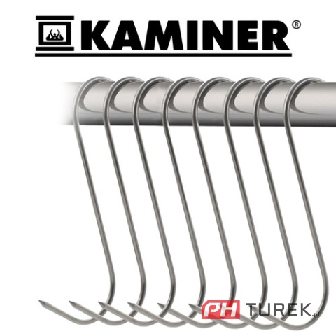 Haki do wędzenia, haczyki wędzarnicze, stal nierdzewna, zestaw 15 szt