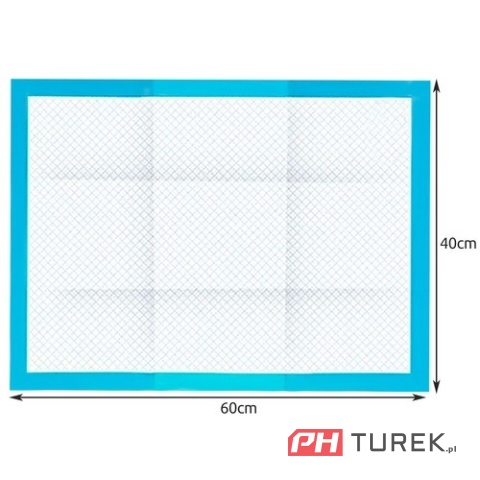 Jednorazowe podkłady higieniczne dla zwierząt 60x40 cm –100 szt. + woreczki