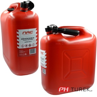 Kanister NAC na paliwo 20l z rurką wlewową