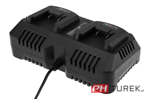Ładowarka podwójna do akumulatorów bateri energy+ 58g085-1 – GRAPHITE