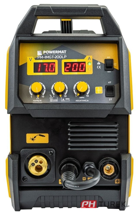 Spawarka Migomat inwertorowy PM-IMGT-200LP 3w1: MIG/MAG, MMA0, TIG LIFT