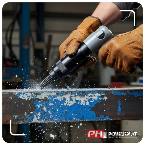 Młotek igłowy pneumatyczny do czyszczenia 4500/min 19 igieł PM-PMI-19T