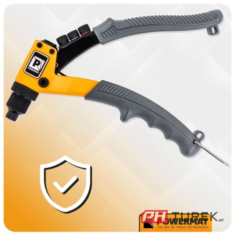 Nitownica ręczna do nitów 200mm / 2,4-4,8mm power mat pm-nir-200t