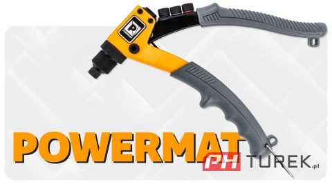 Nitownica ręczna do nitów 200mm / 2,4-4,8mm power mat pm-nir-200t