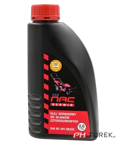 Olej do kosiarki traktorka agregatu SAE30 NAC PREMIUM 2026 silnikowy 0,6L