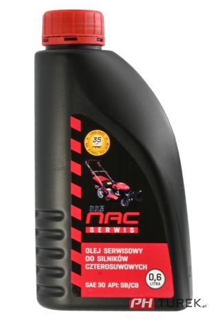 Olej do silnika kosiarki sae30 NAC 0.6l silnikowy agregatu glebogryzarki