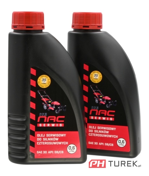 Olej do silnika kosiarki sae30 NAC 0.6l silnikowy agregatu glebogryzarki