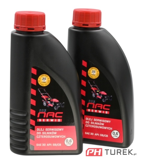 Olej do silnika kosiarki sae30 NAC 0.6l silnikowy agregatu glebogryzarki