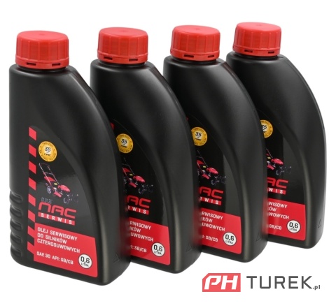 Olej do silnika kosiarki sae30 NAC 0.6l silnikowy agregatu glebogryzarki