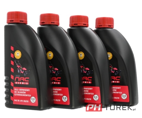Olej do silnika kosiarki sae30 NAC 0.6l silnikowy agregatu glebogryzarki