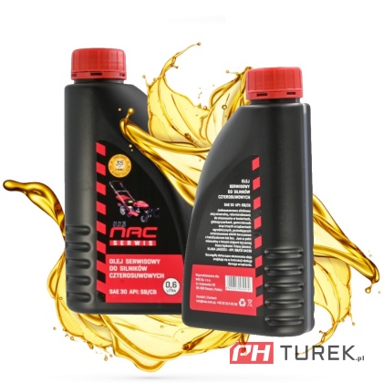 Olej do silnika kosiarki sae30 NAC 0.6l silnikowy agregatu glebogryzarki