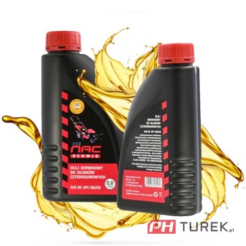 Olej do silnika kosiarki sae30 NAC 0.6l silnikowy agregatu glebogryzarki