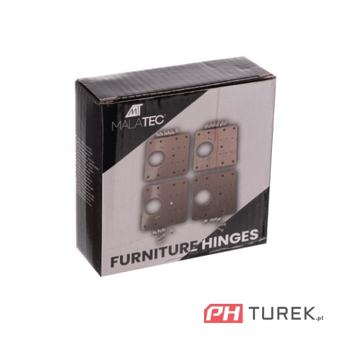 Płytka do naprawy zawiasów meblowych,szafek zestaw naprawczy/ zestaw 4 szt